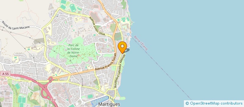 localisation de l'entreprise MADAME MONIQUE GREC  MARTIGUES