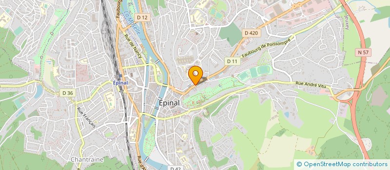localisation de l'entreprise MADAME MONIQUE GREMILLET à EPINAL