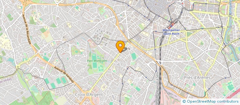 localisation de l'entreprise MADAME MONIQUE GRESSE à MONTPELLIER