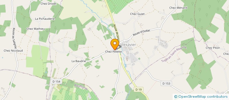 localisation de l'entreprise MADAME MONIQUE GRIGNON  VILLEXAVIER