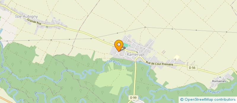 localisation de l'entreprise MADAME MONIQUE GROSSE  RAMERUPT