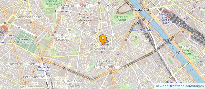 localisation de l'entreprise MADAME MONIQUE GUINARD à PARIS