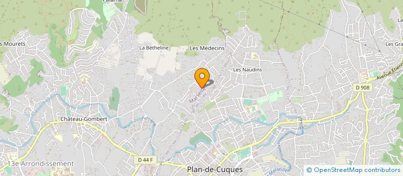 localisation de l'entreprise MADAME MONIQUE GUIRAUD à MARSEILLE