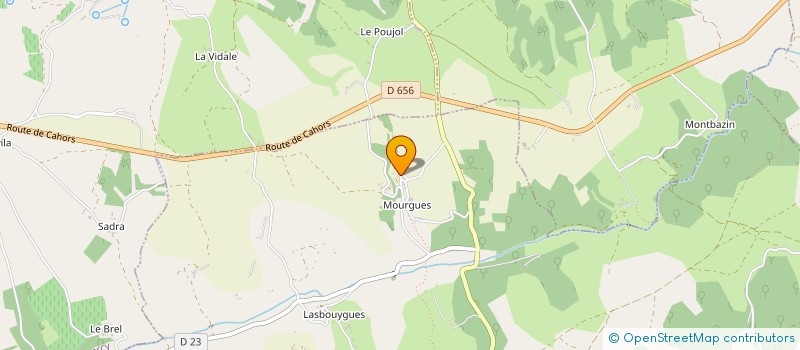 localisation de l'entreprise MADAME MONIQUE GUITARD  BARGUELONNE-EN-QUERCY