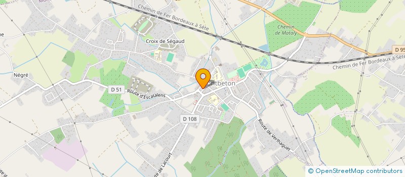 localisation de l'entreprise MADAME MONIQUE HAENTJENS  LACOURT-SAINT-PIERRE