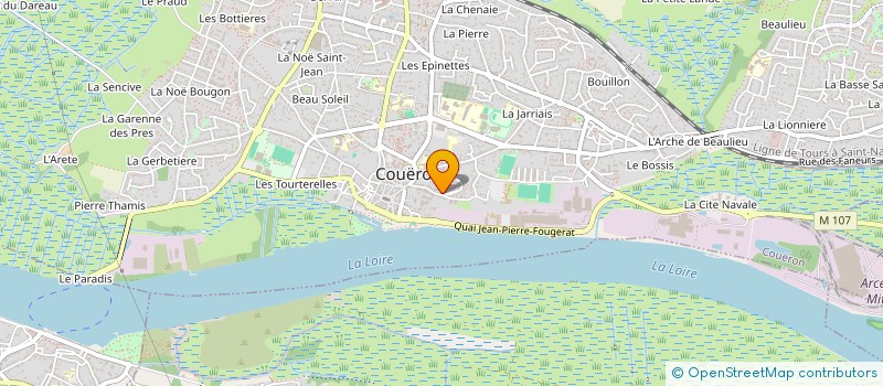 localisation de l'entreprise MADAME MONIQUE HAREAU à COUERON
