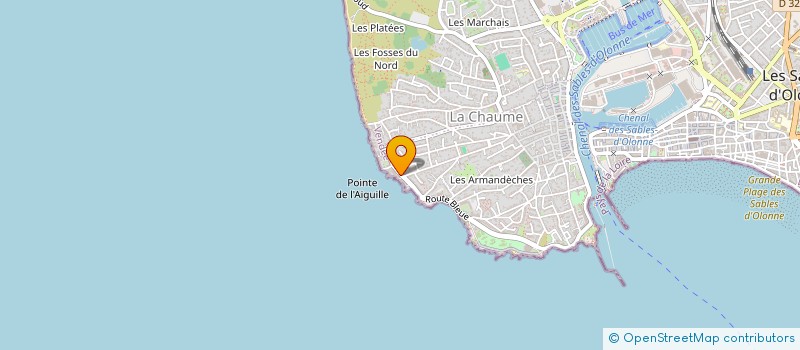 localisation de l'entreprise MADAME MONIQUE HAUGOMAT à LES SABLES D'OLONNE