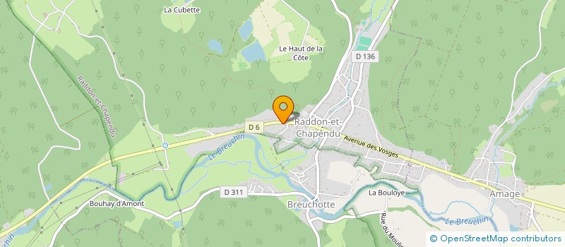 localisation de l'entreprise MADAME MONIQUE HENRY à RADDON-ET-CHAPENDU