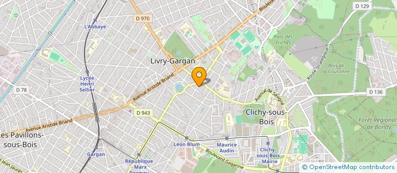 localisation de l'entreprise MADAME MONIQUE HENRY  LIVRY-GARGAN