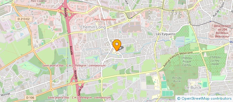 localisation de l'entreprise MADAME MONIQUE HERBAU à MERIGNAC