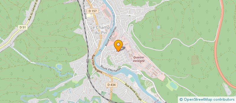 localisation de l'entreprise MADAME MONIQUE HERITIER à EPINAL