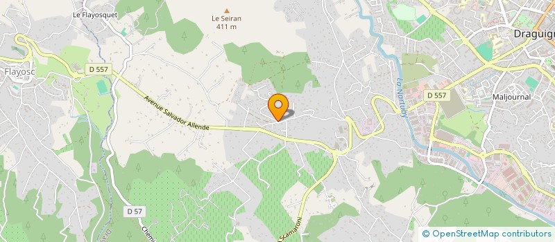 localisation de l'entreprise MADAME MONIQUE HERMISE à DRAGUIGNAN