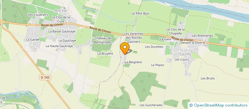 localisation de l'entreprise MADAME MONIQUE HERVE  SAZILLY