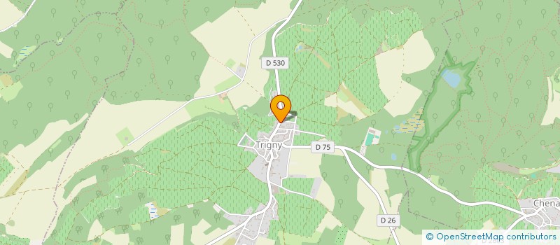 localisation de l'entreprise MADAME MONIQUE HERVEUX à TRIGNY