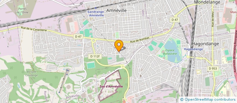 localisation de l'entreprise MADAME MONIQUE HOLTERBACH  AMNEVILLE