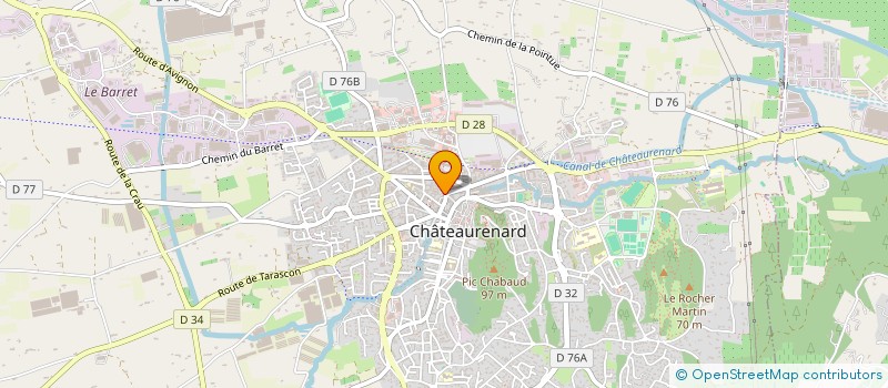 localisation de l'entreprise MADAME MONIQUE HONNORE à CHATEAURENARD
