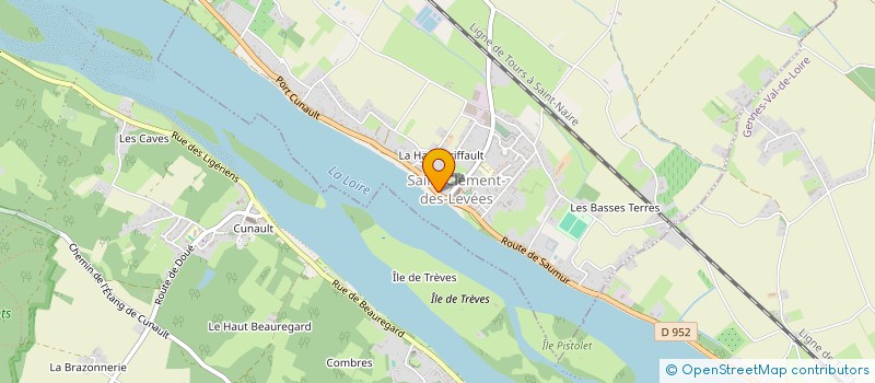 localisation de l'entreprise MADAME MONIQUE HOUET  SAINT-CLEMENT-DES-LEVEES