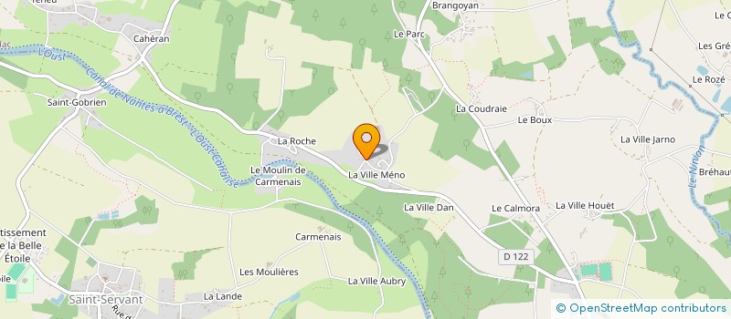 localisation de l'entreprise MADAME MONIQUE HUET  AUGAN