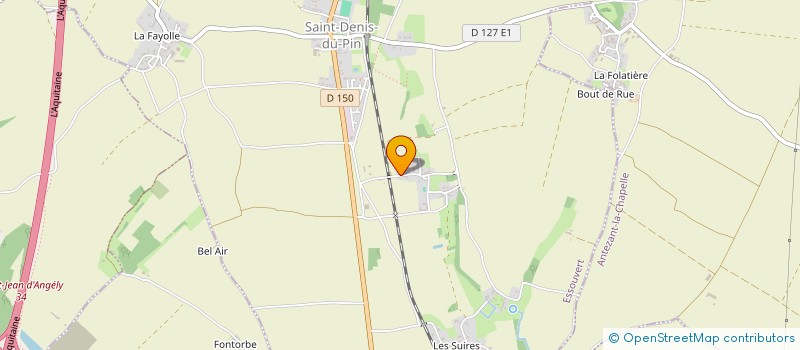 localisation de l'entreprise MADAME MONIQUE HUET  ANTEZANT-LA-CHAPELLE