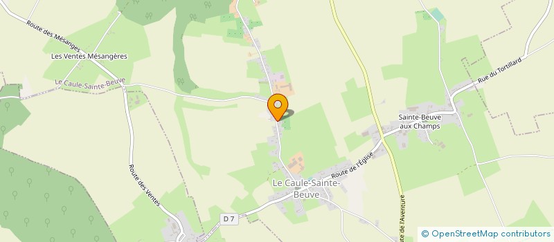 localisation de l'entreprise MADAME MONIQUE INDEVUYST à LE CAULE-SAINTE-BEUVE