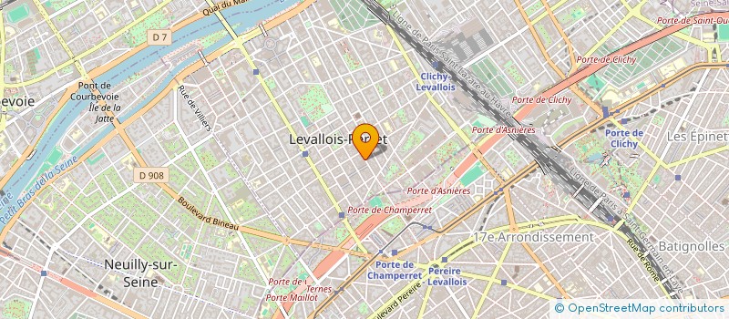 localisation de l'entreprise MADAME MONIQUE ISSEMBERT à LEVALLOIS PERRET