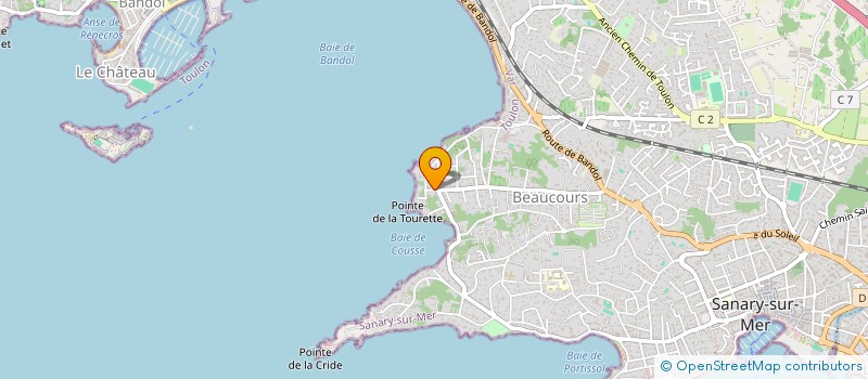 localisation de l'entreprise MADAME MONIQUE IVALDI  SANARY-SUR-MER