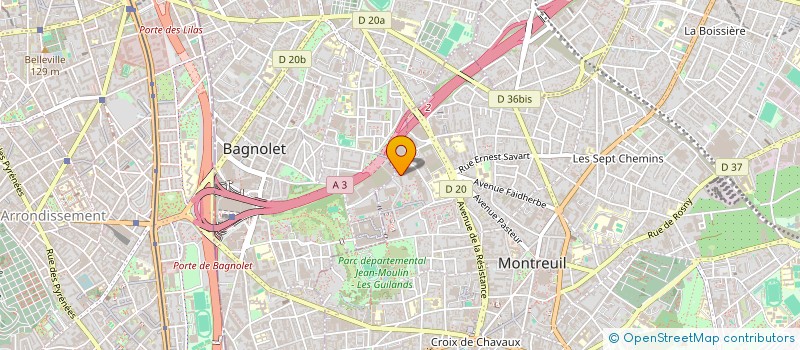 localisation de l'entreprise MADAME MONIQUE JACQUENS à MONTREUIL