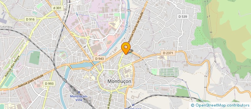 localisation de l'entreprise MADAME MONIQUE JAMES à MONTLUCON