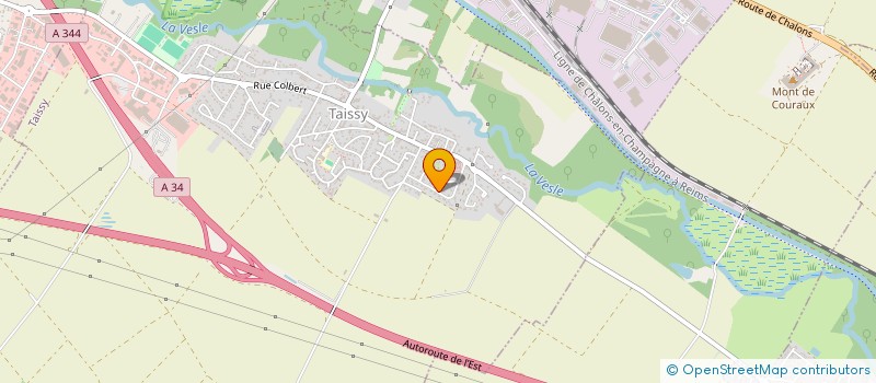 localisation de l'entreprise MADAME MONIQUE JANIN  ECUEIL