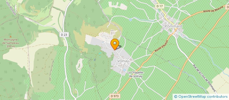 localisation de l'entreprise MADAME MONIQUE JEANNIARD à VOLNAY