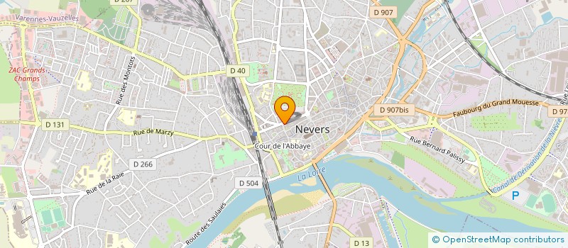 localisation de l'entreprise MADAME MONIQUE JOSSAND à NEVERS
