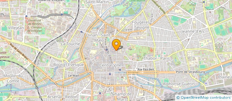 localisation de l'entreprise MADAME MONIQUE JOUAULT  RENNES