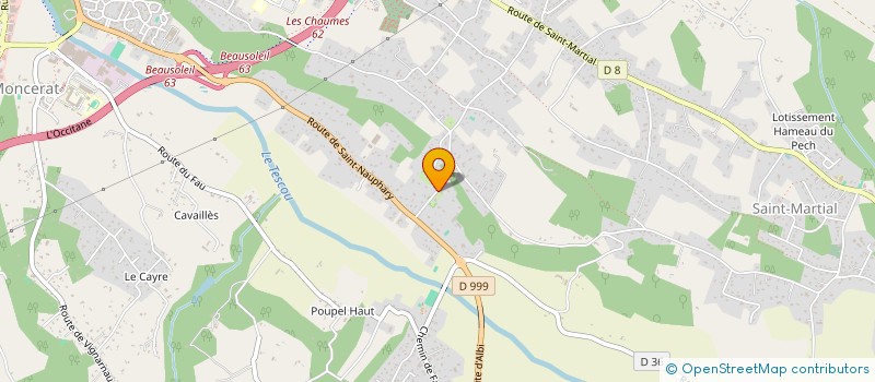 localisation de l'entreprise MADAME MONIQUE JOURDES  MONTAUBAN