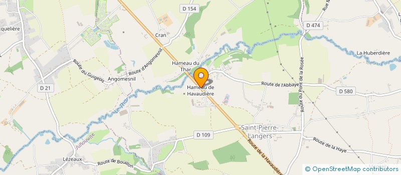 localisation de l'entreprise MADAME MONIQUE JUIN  SAINT-PIERRE-LANGERS