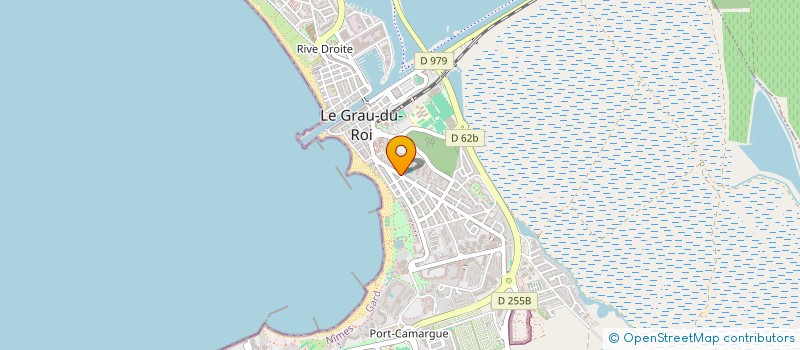 localisation de l'entreprise MADAME MONIQUE JULLIAND à LE GRAU-DU-ROI