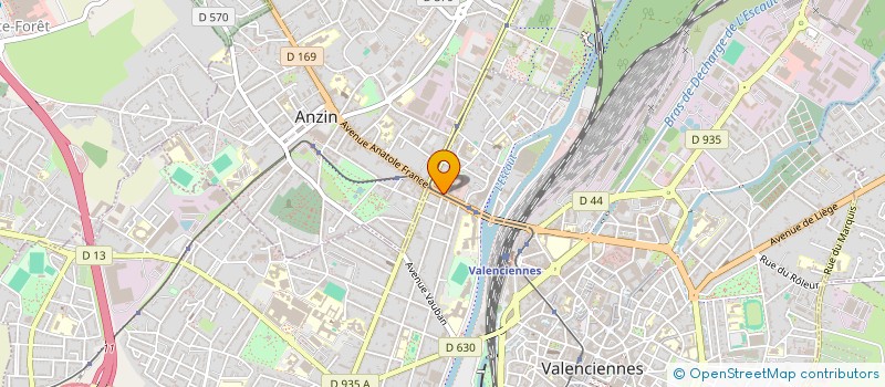 localisation de l'entreprise MADAME MONIQUE JUMEL à VALENCIENNES