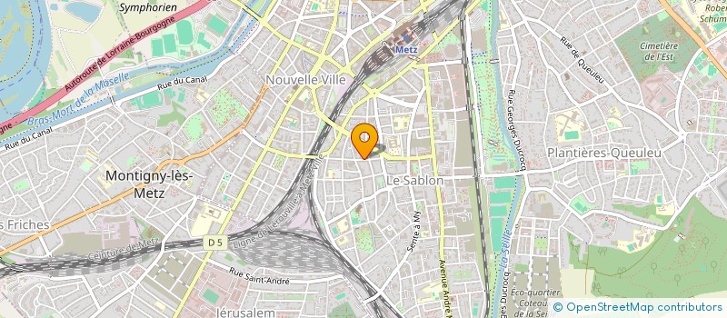 localisation de l'entreprise MADAME MONIQUE JUNG  METZ