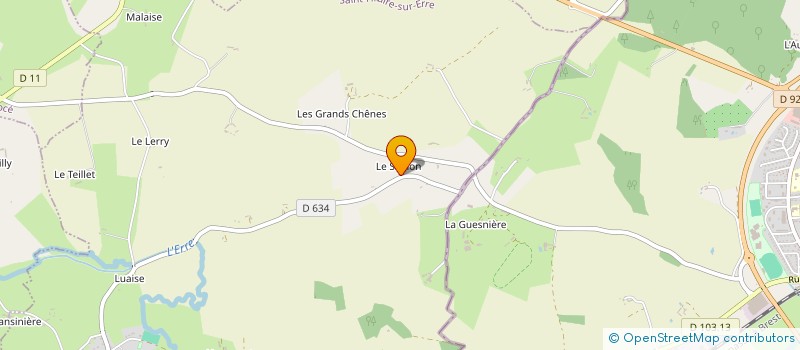 localisation de l'entreprise MADAME MONIQUE JURE à SAINT-HILAIRE-SUR-ERRE