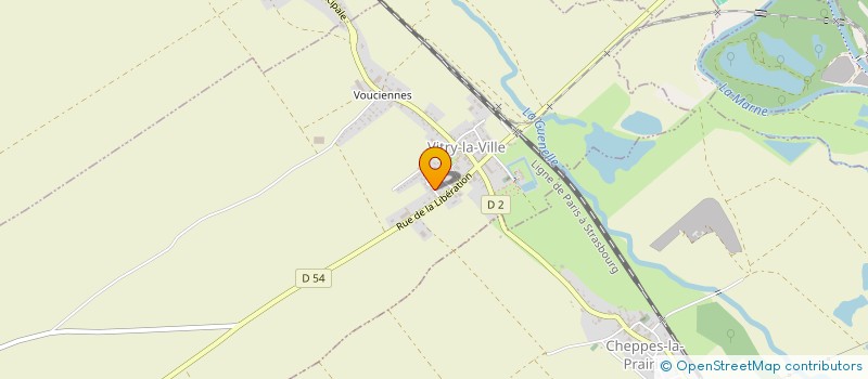 localisation de l'entreprise MADAME MONIQUE KIM  VITRY-LA-VILLE