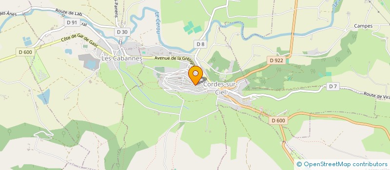 localisation de l'entreprise MADAME MONIQUE KISSEL à CORDES-SUR-CIEL