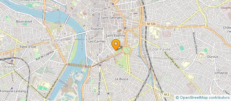 localisation de l'entreprise MADAME MONIQUE KRAVETZ  TOULOUSE