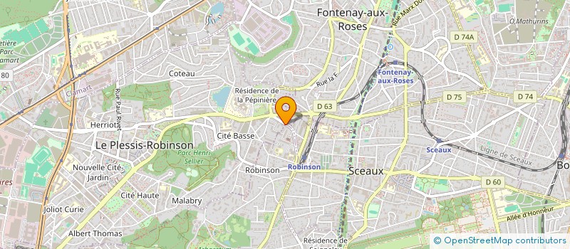 localisation de l'entreprise MADAME MONIQUE KRIEGER  CHATENAY-MALABRY