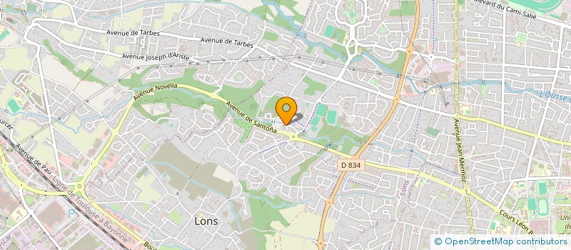 localisation de l'entreprise MADAME MONIQUE LABAN  LONS