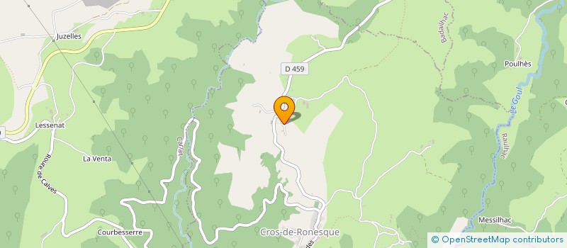 localisation de l'entreprise MADAME MONIQUE LADOUX à CROS-DE-RONESQUE