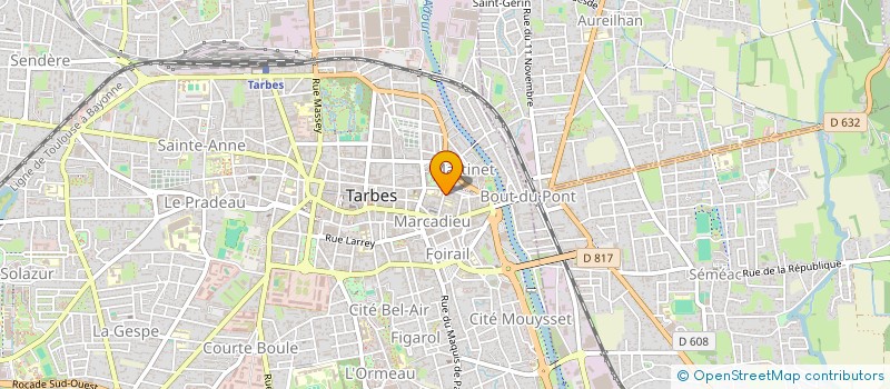 localisation de l'entreprise MADAME MONIQUE LAFFONT  TARBES