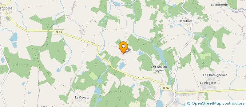 localisation de l'entreprise MADAME MONIQUE LAGRANGE à MONTROLLET