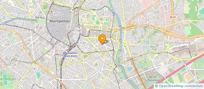 localisation de l'entreprise MADAME MONIQUE LAIRIE à MONTPELLIER