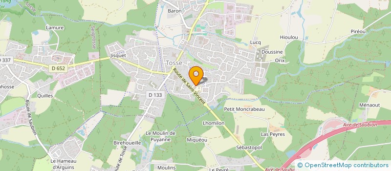 localisation de l'entreprise MADAME MONIQUE LAMAISON  TOSSE