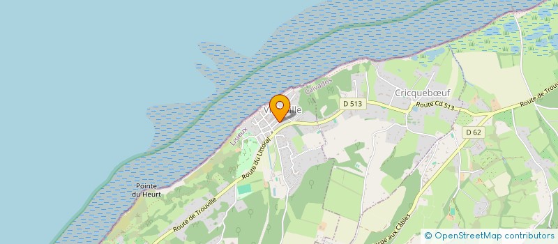 localisation de l'entreprise MADAME MONIQUE LAMOUR  CRICQUEBOEUF