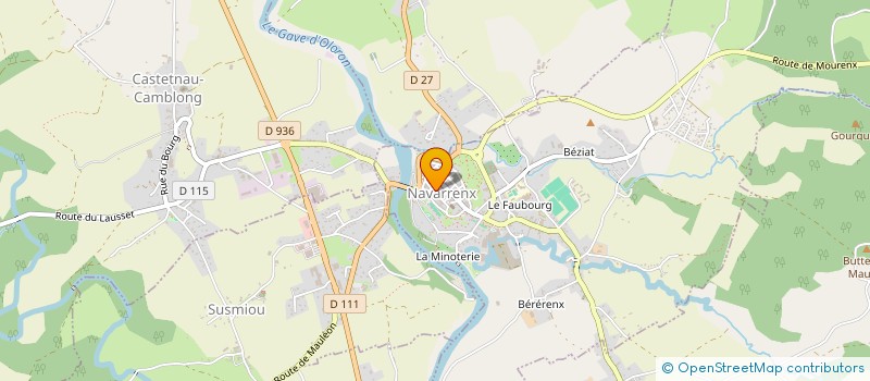 localisation de l'entreprise MADAME MONIQUE LANNES  NAVARRENX